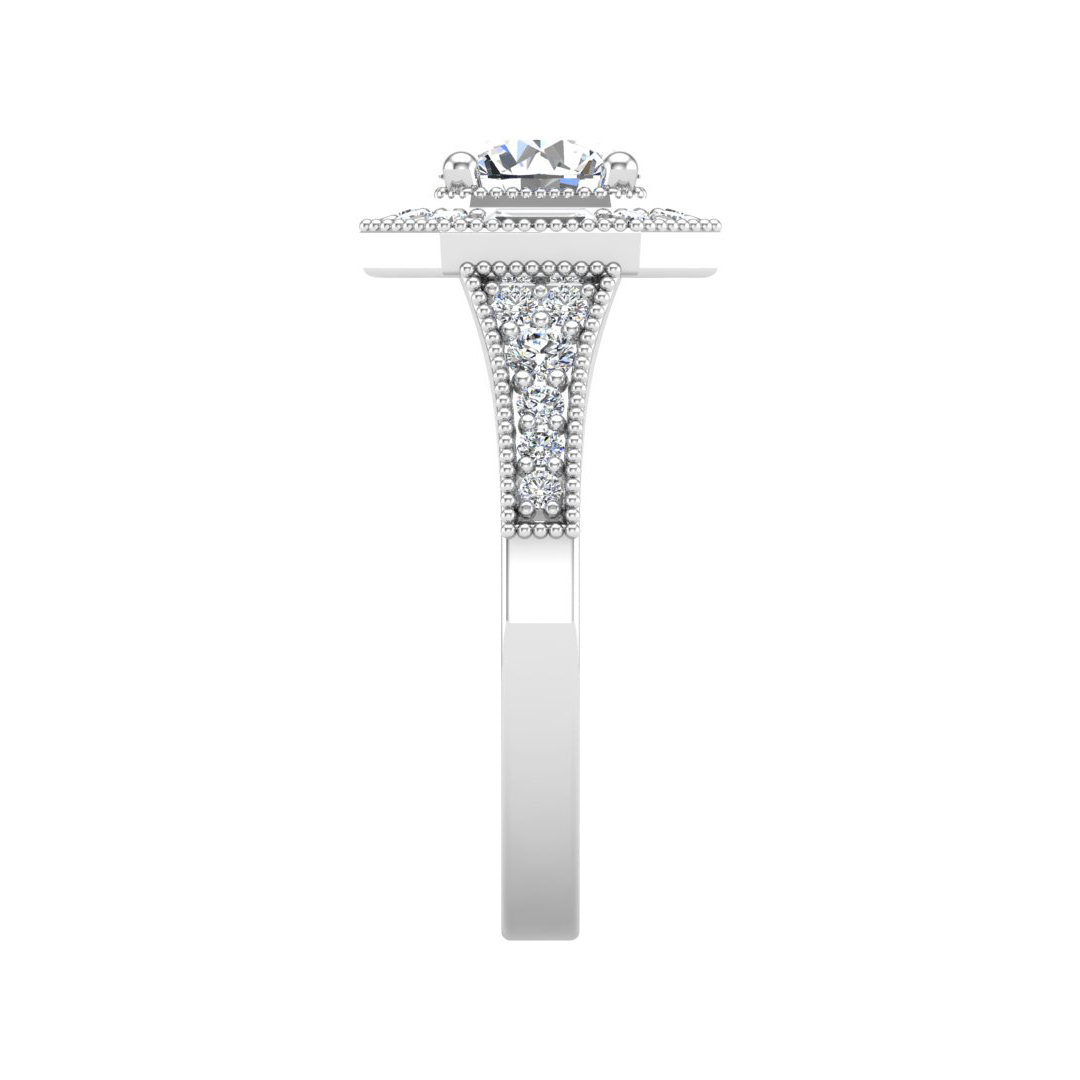 Willa Halo Engagement Ring